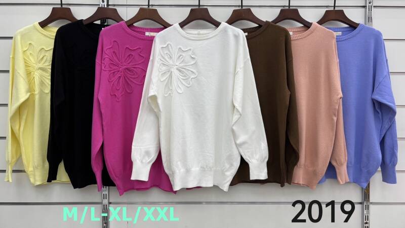 Swetry damskie Roz M/L-XL-2XL, Mix Kolor Paczka 10 szt